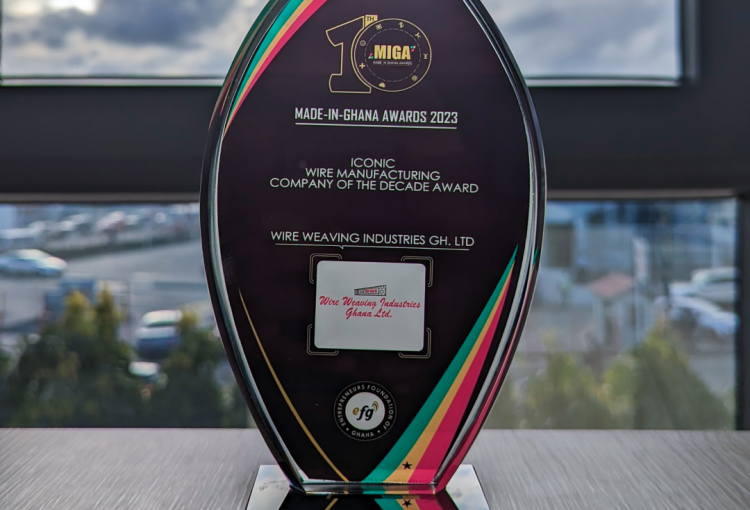 Wire Ghana awarded at the 10th Made In Ghana Awards